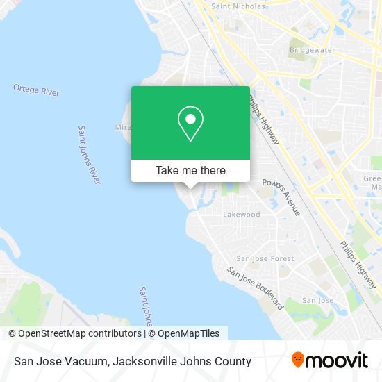 Mapa de San Jose Vacuum