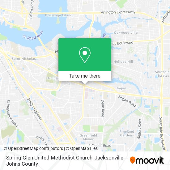 Spring Glen United Methodist Church map