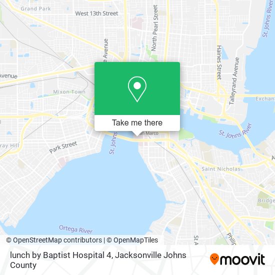 lunch by Baptist Hospital 4 map