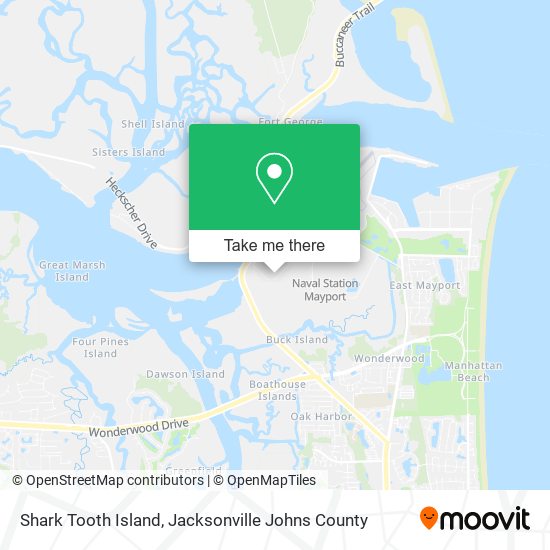 Shark Tooth Island map