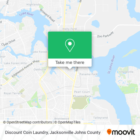 Discount Coin Laundry map