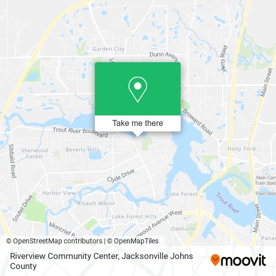 Riverview Community Center map