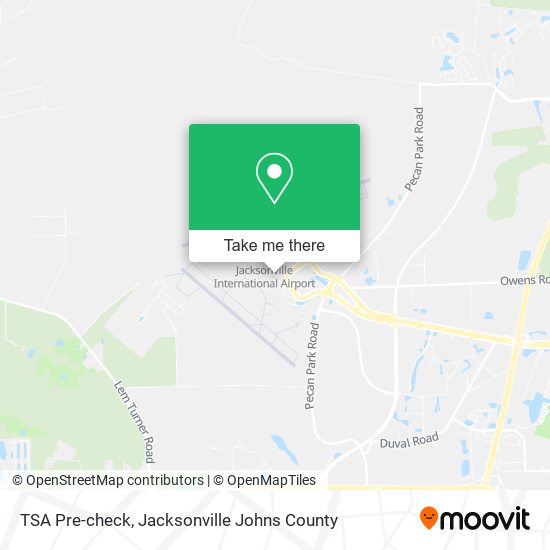TSA Pre-check map