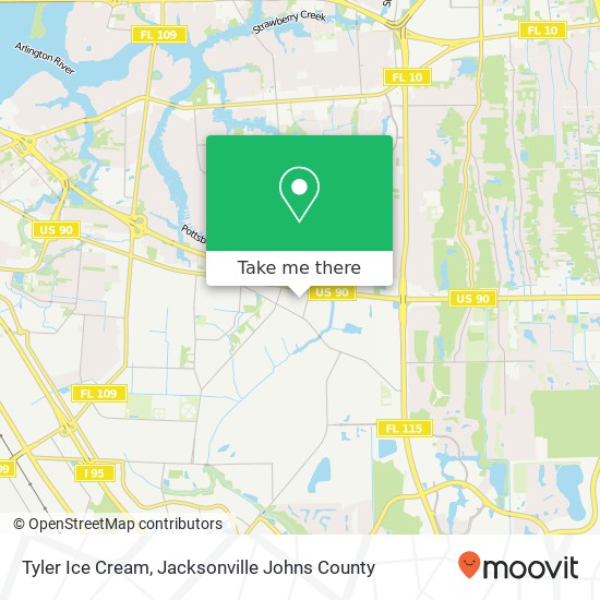 Tyler Ice Cream, 1865 Everlee Rd Jacksonville, FL 32216 map