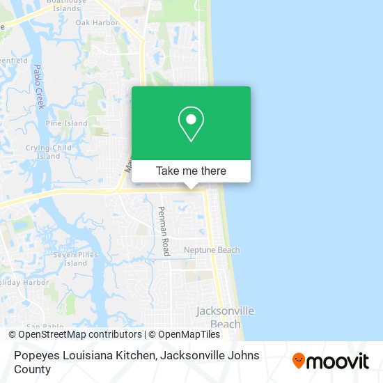 Popeyes Louisiana Kitchen map