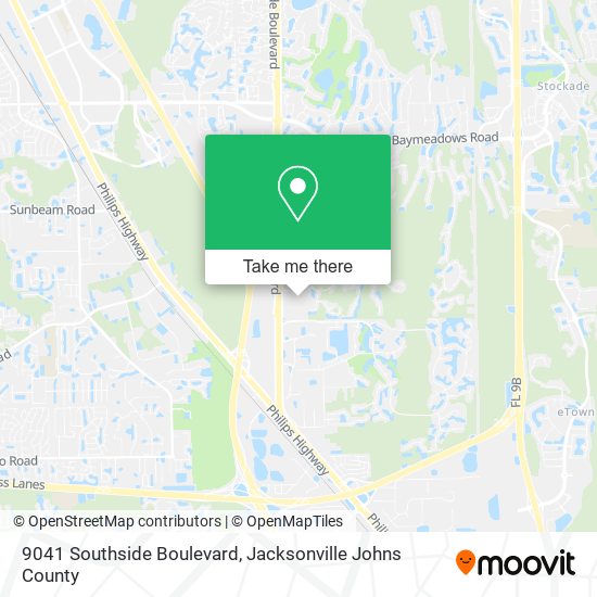 9041 Southside Boulevard map