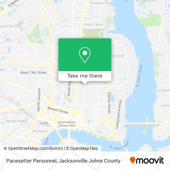 Pacesetter Personnel map