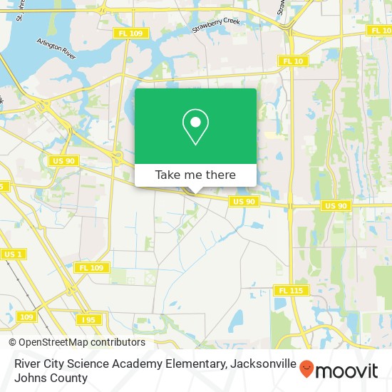 River City Science Academy Elementary map