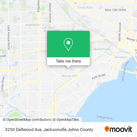 3250 Dellwood Ave map