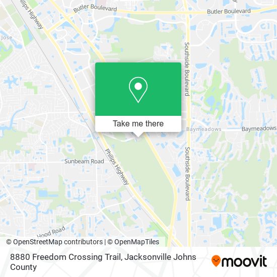 8880 Freedom Crossing Trail map