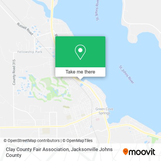 Mapa de Clay County Fair Association