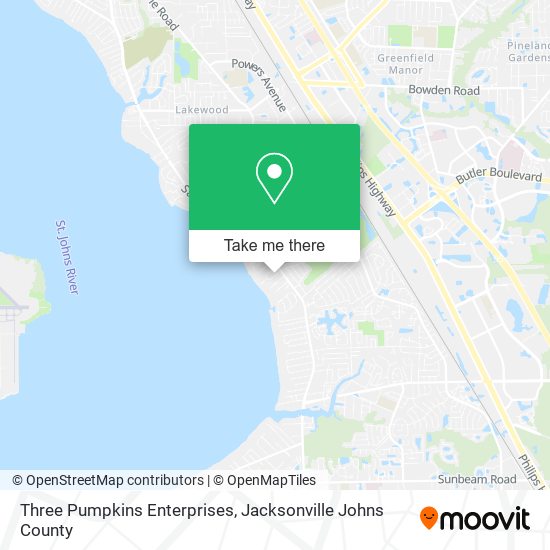 Three Pumpkins Enterprises map