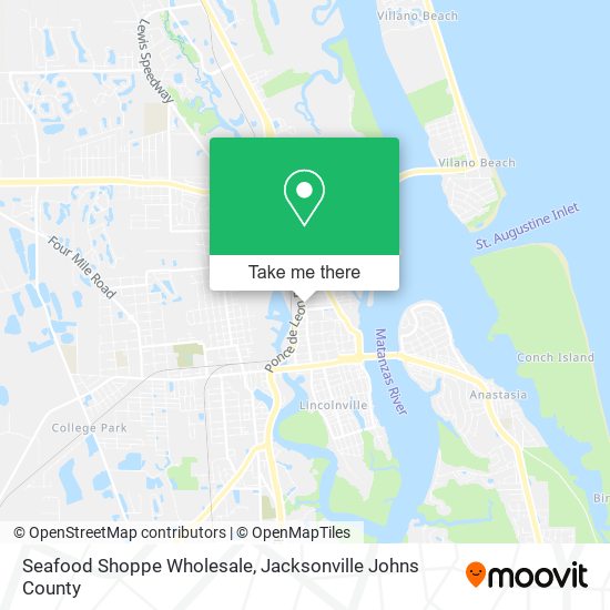 Mapa de Seafood Shoppe Wholesale