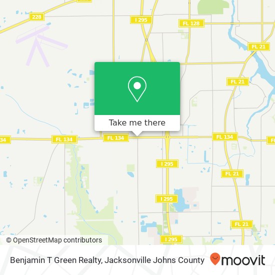 Benjamin T Green Realty map