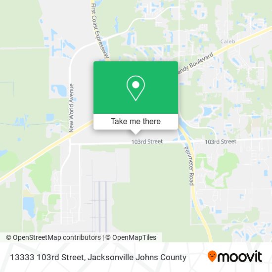 13333 103rd Street map