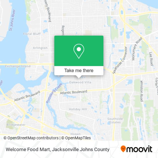 Welcome Food Mart map