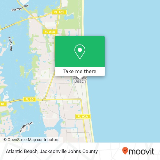 Mapa de Atlantic Beach