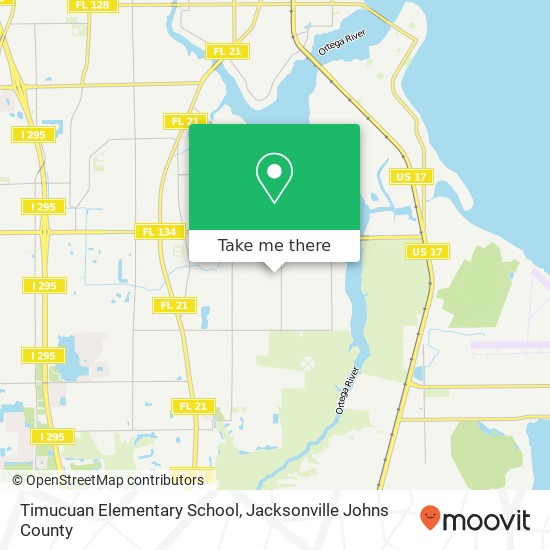 Mapa de Timucuan Elementary School