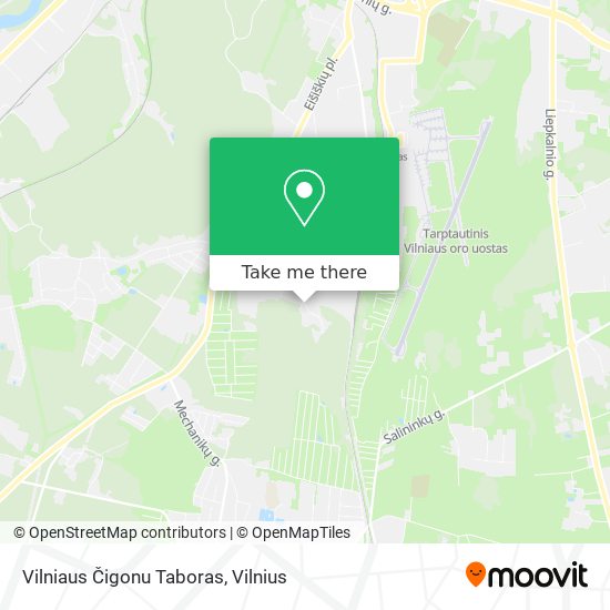 Vilniaus Čigonu Taboras map