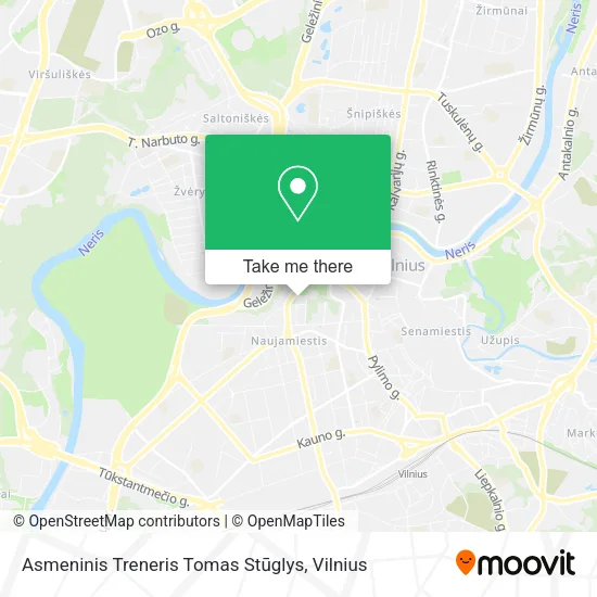 Карта Asmeninis Treneris Tomas Stūglys