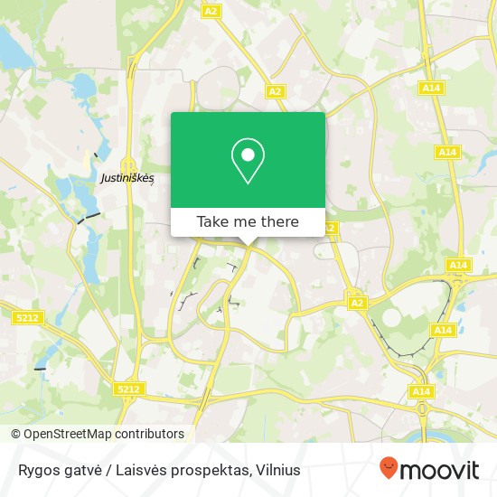 Rygos gatvė / Laisvės prospektas map