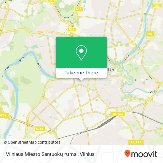 Карта Vilniaus Miesto Santuokų rūmai