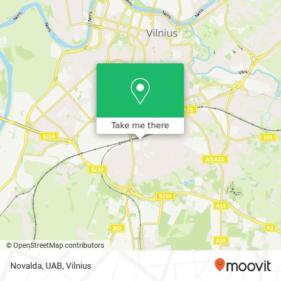 Novalda, UAB map