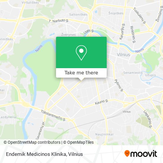 Endemik Medicinos Klinika map