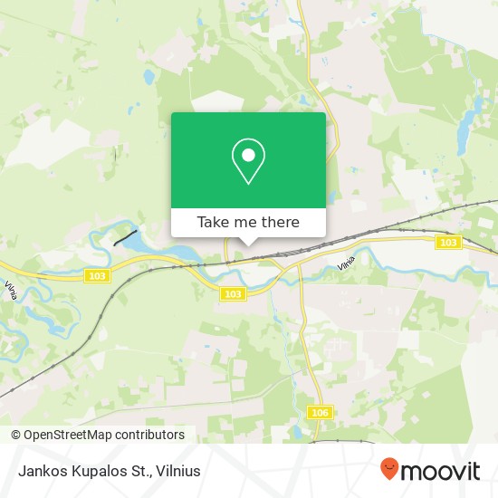 Jankos Kupalos St. map