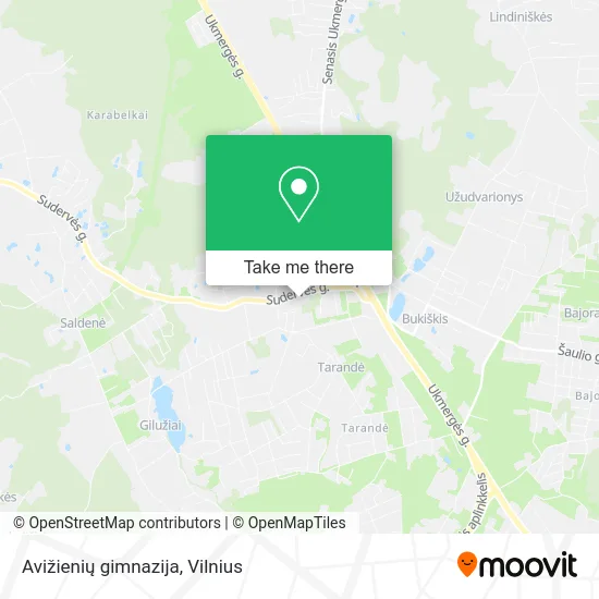 Avižienių gimnazija map