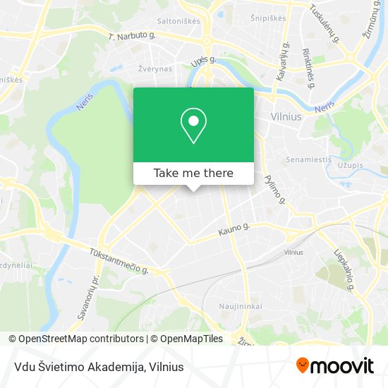 Vdu Švietimo Akademija map