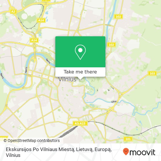 Ekskursijos Po Vilniaus Miestą, Lietuvą, Europą map