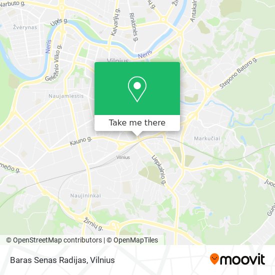 Baras Senas Radijas map