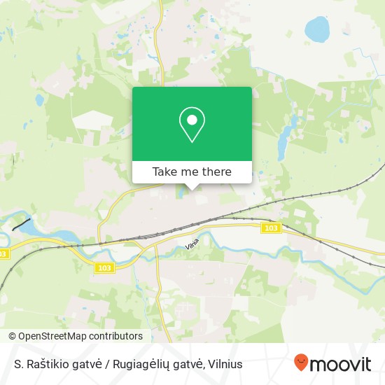 S. Raštikio gatvė / Rugiagėlių gatvė map