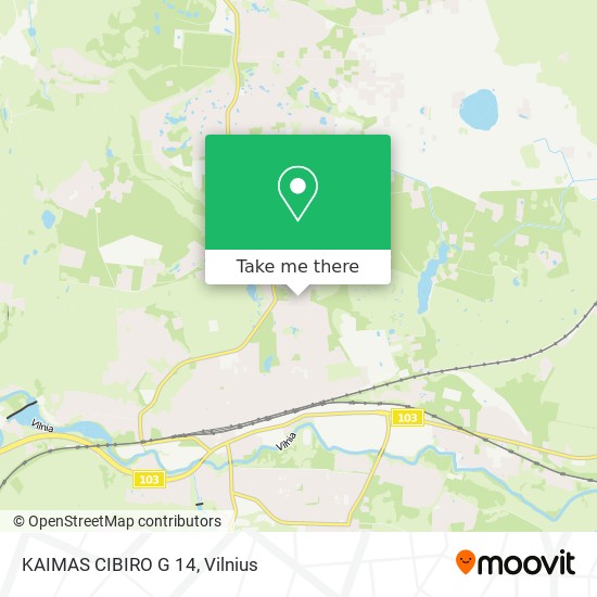 KAIMAS CIBIRO G 14 map