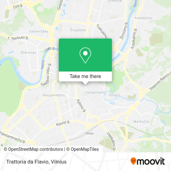 Карта Trattoria da Flavio