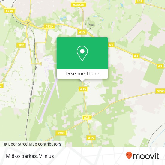 Карта Miško parkas