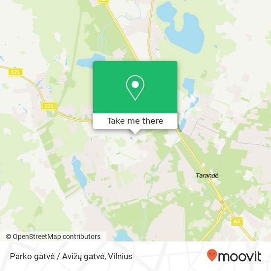 Parko gatvė / Avižų gatvė map