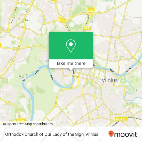 Orthodox Church of Our Lady of the Sign map