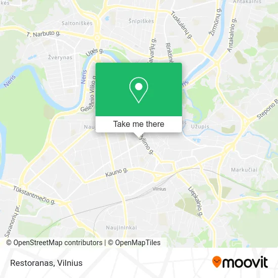 Карта Restoranas