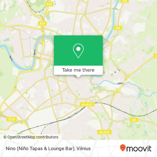Карта Nino (Niño Tapas & Lounge Bar)
