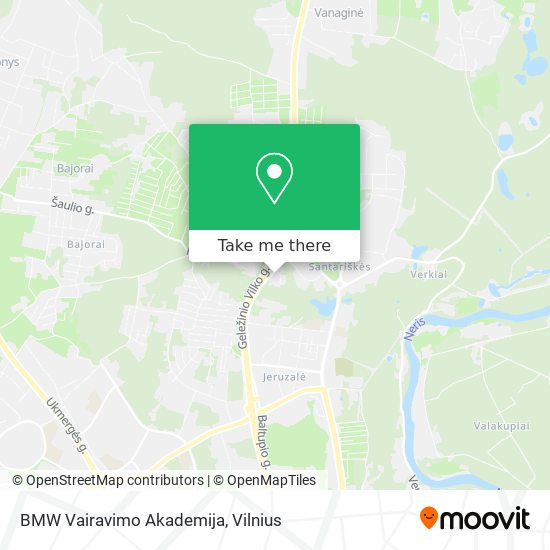 BMW Vairavimo Akademija map