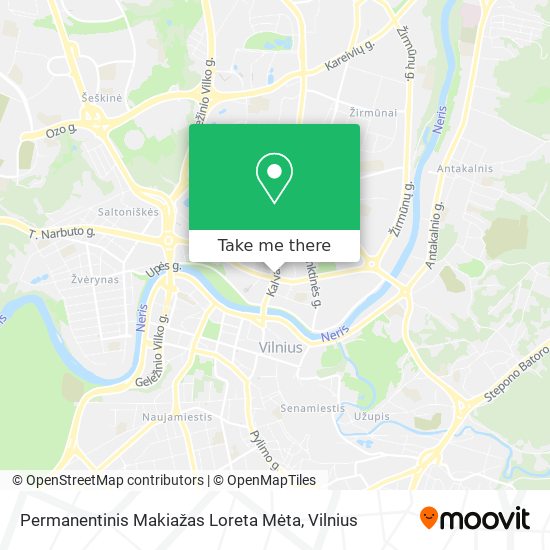 Permanentinis Makiažas Loreta Mėta map