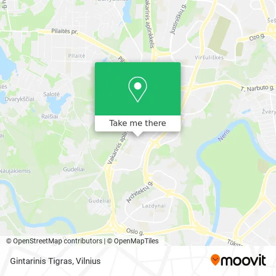Карта Gintarinis Tigras