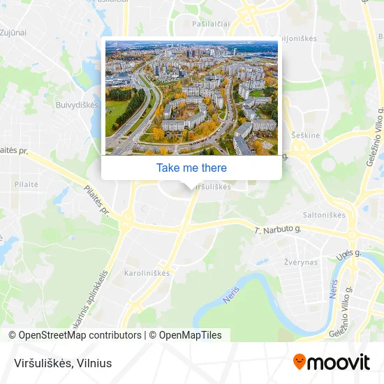 Карта Viršuliškės
