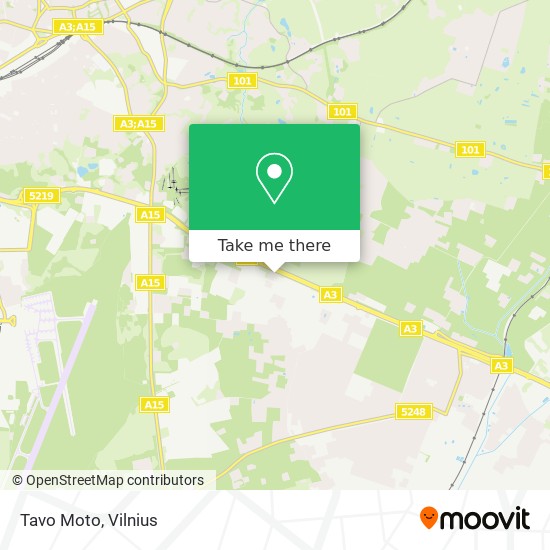 Tavo Moto map
