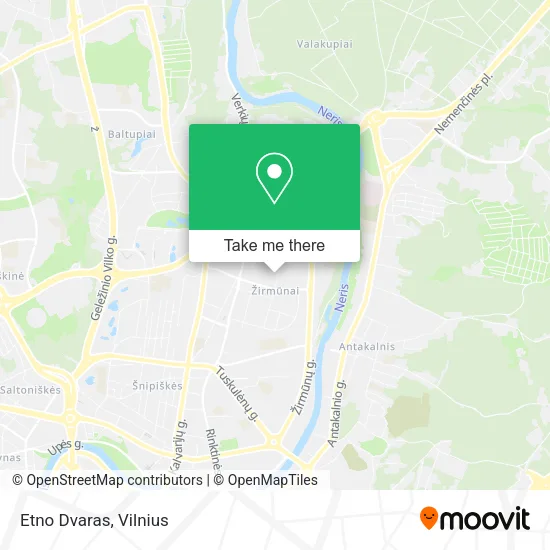 Etno Dvaras map