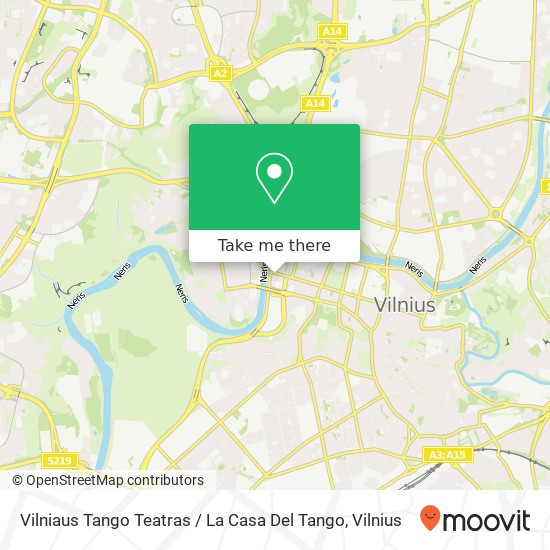 Vilniaus Tango Teatras / La Casa Del Tango map