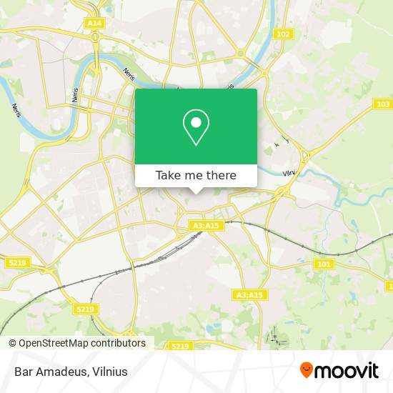 Bar Amadeus map