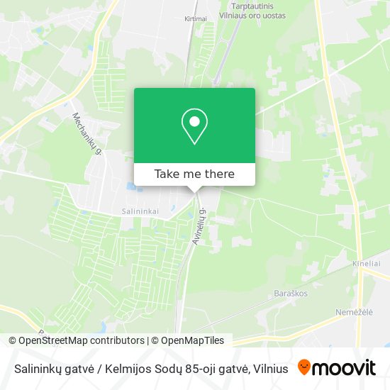 Salininkų gatvė / Kelmijos Sodų 85-oji gatvė map